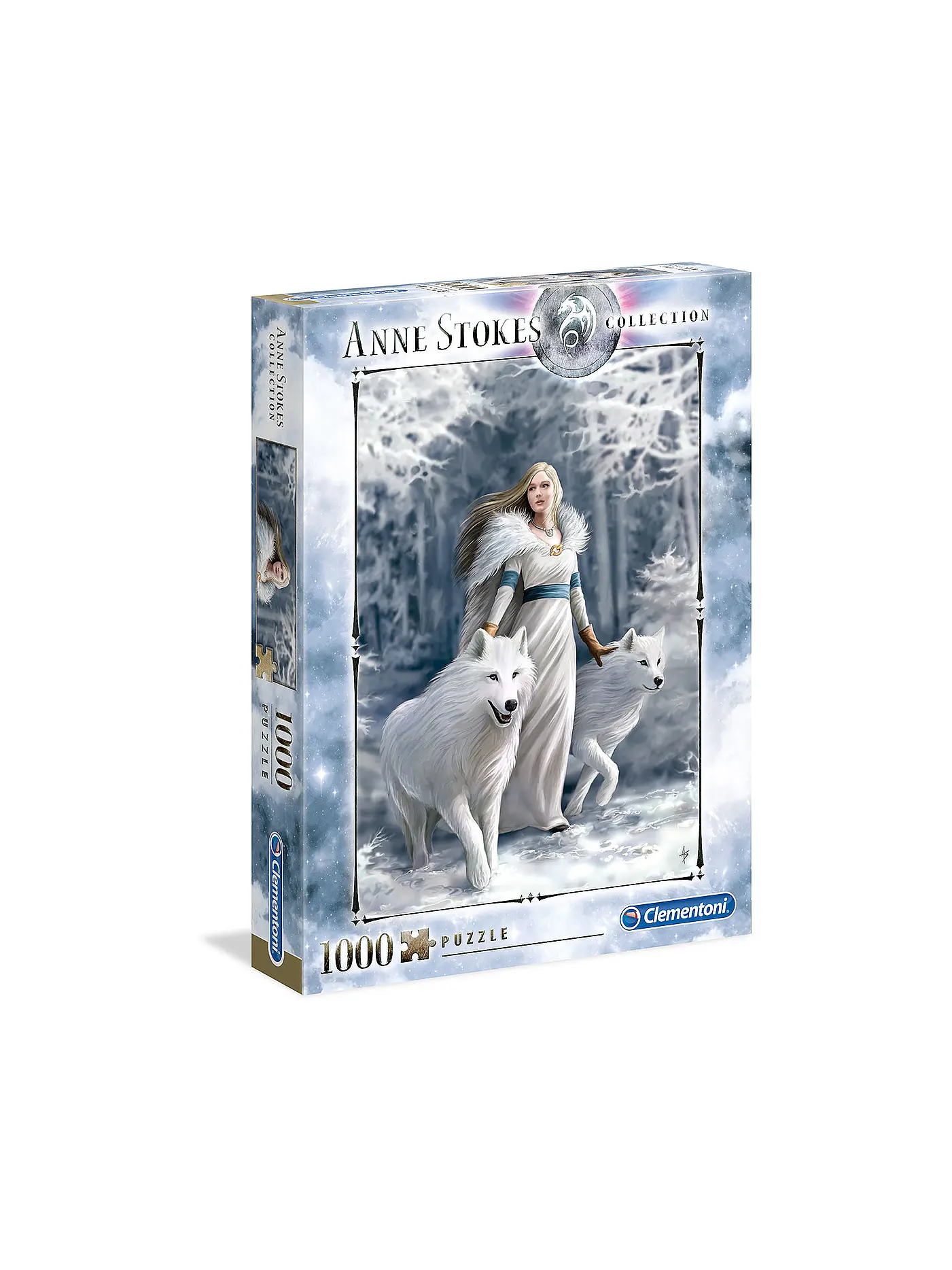 CLEMENTONI | Puzzle Anne Stokes Collection - Winter Wächter 1000 Teile | 